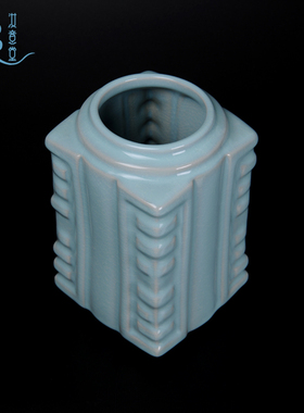 汝窑中式风陶瓷家居客厅工艺品