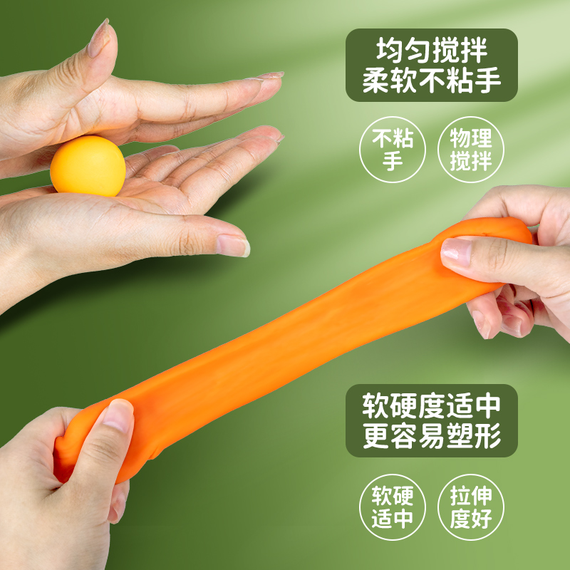 得力超轻粘土补充装24色安全无毒儿童食品级无味幼儿园专用彩泥不沾手12色小学生diy手工橡皮泥玩具套装黏土 - 图1