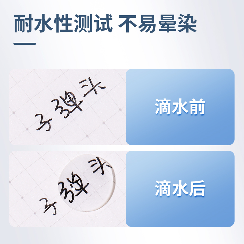 得力速干按动中性笔黑笔0.5刷题笔学生考试专用st笔头签字笔水笔黑色笔芯碳素笔水性笔圆珠笔办公文具用品 - 图2