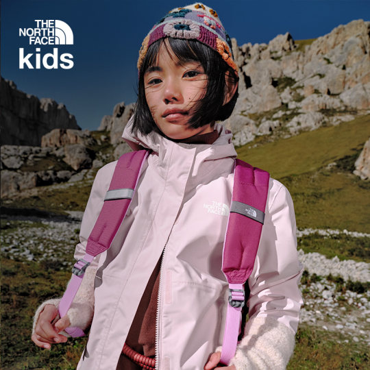 北面童装Antora儿童冲锋衣女童男童防水外套防风硬壳TheNorthFace