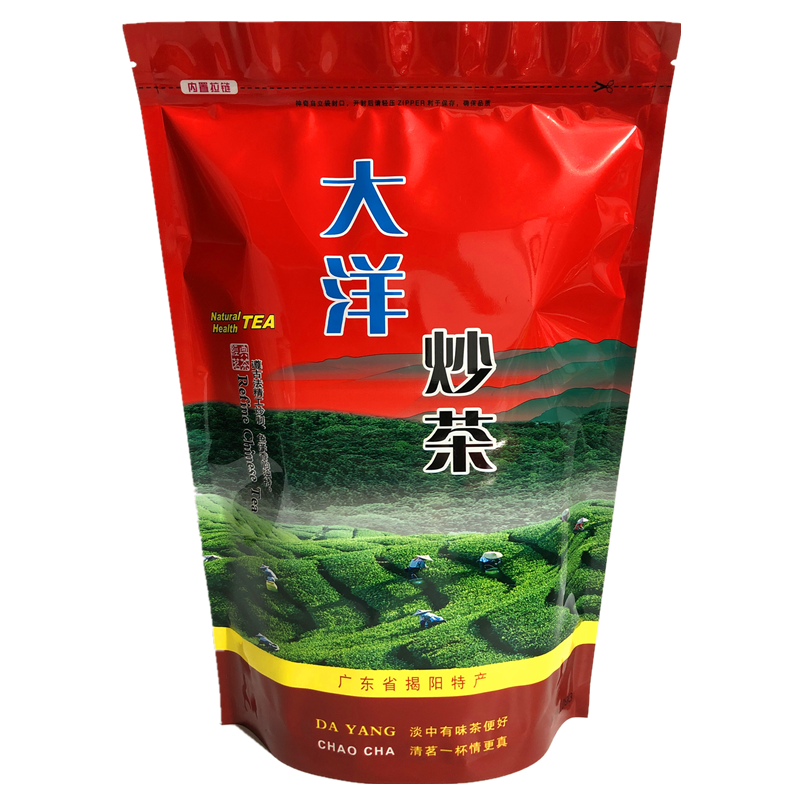 2024大洋炒茶 高山炒青绿茶炒茶 潮汕炒茶浓香型揭阳揭西炒茶500g - 图3