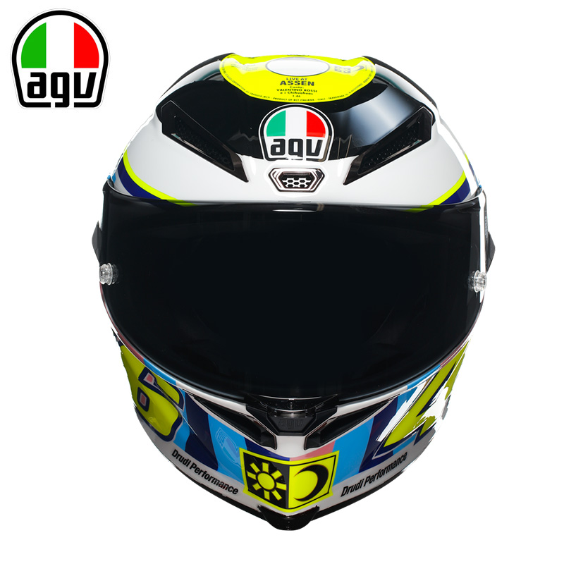 AGV  PISTA GP RR-ASSEN 2007唱片碳纤维头盔摩托车赛道盔碳纤维 - 图1