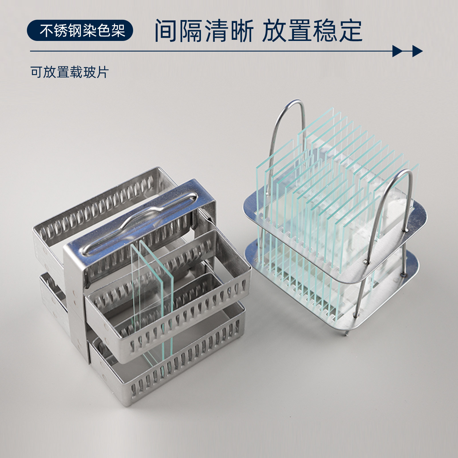 Sanaisi stained slide slide inspection section
