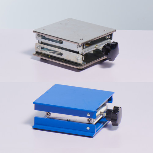 三爱思升降台铝氧化304不锈钢平稳小型手动控制平台化学实验器材物理实验室支架夹具耗材100 200 250mm - 图3