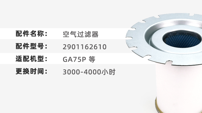 阿特拉斯螺杆空压机GA75P油气分离器2901162610保养件耗材油分芯 - 图0