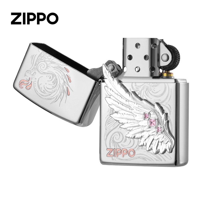 zippo打火机星雀之翼 热恋之翼粉钻春节新年礼物送男生防风火机,淘宝优惠券,粉丝福利购,淘宝优惠卷