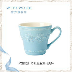 WEDGWOOD威基伍德欢愉假日陶瓷马克杯水杯欧式杯子茶杯咖啡杯