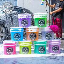 Chemical boy car wash bucket transparent limited amount of dazzling black positive wash two buckets of water sandstone blocking tornado