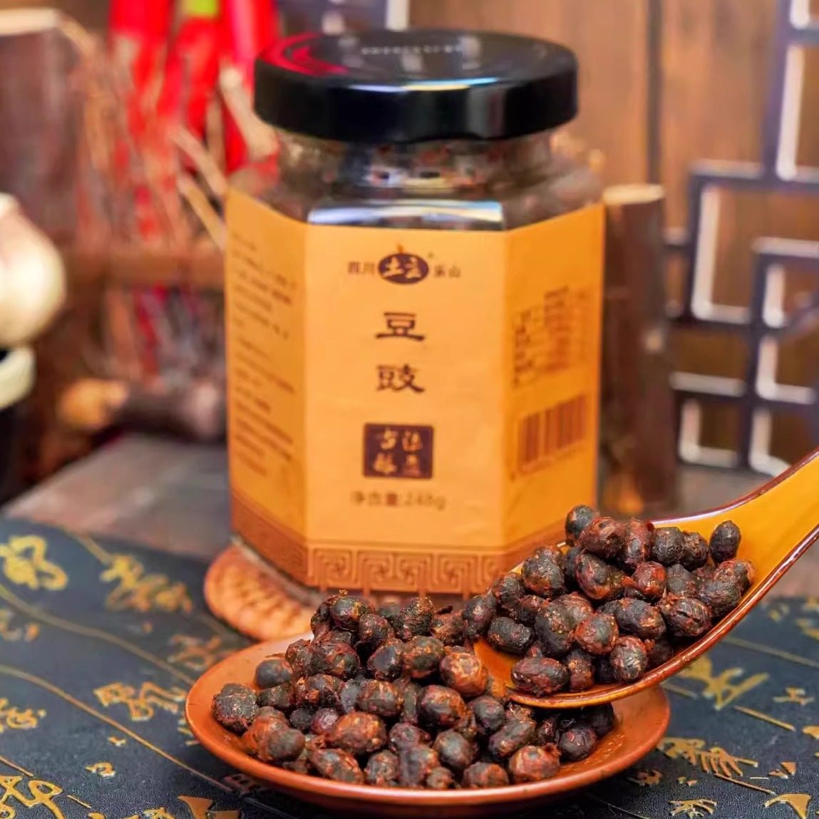 蛋婶儿土主豆豉四川乐山非遗特产调味品川菜下饭菜酱菜手工制作,淘宝优惠券,粉丝福利购,淘宝优惠卷