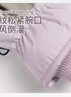 滑雪手套男女加绒保暖户外骑行登山加厚防水防风防寒防水触屏现货