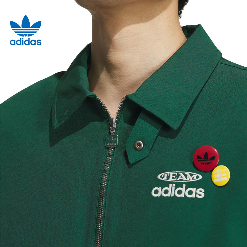 adidas阿迪达斯三叶草男子运动休闲夹克外套KC0136 - 图1