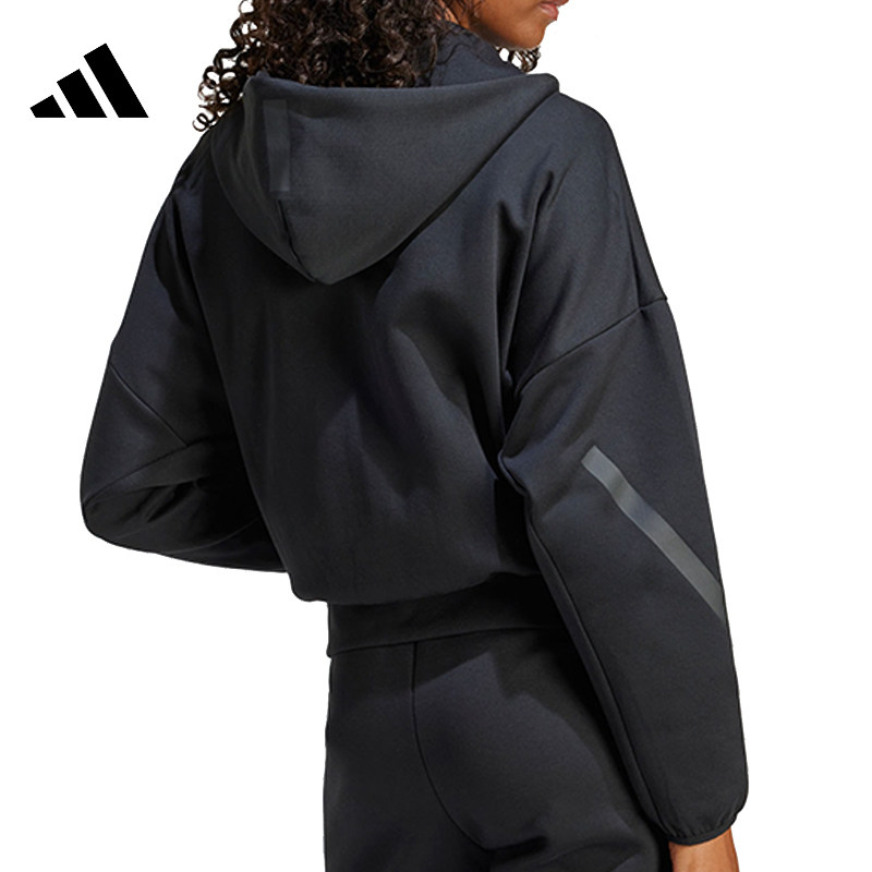 adidas阿迪达斯女子运动休闲夹克外套JE7848,淘宝优惠券,粉丝福利购,淘宝优惠卷