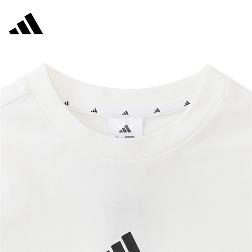 adidas阿迪达斯女子运动休闲短袖T恤JY8571 - 图1