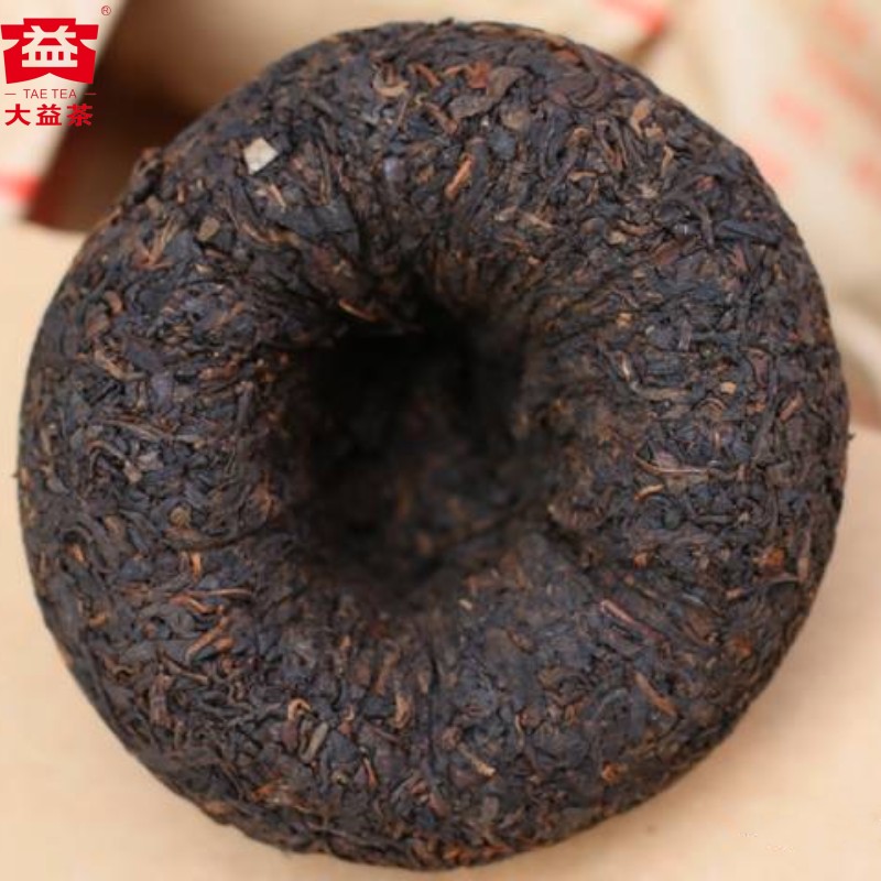 大益2005年V93十年磨一剑熟茶501批口碑经典老熟茶 250g/沱-图1