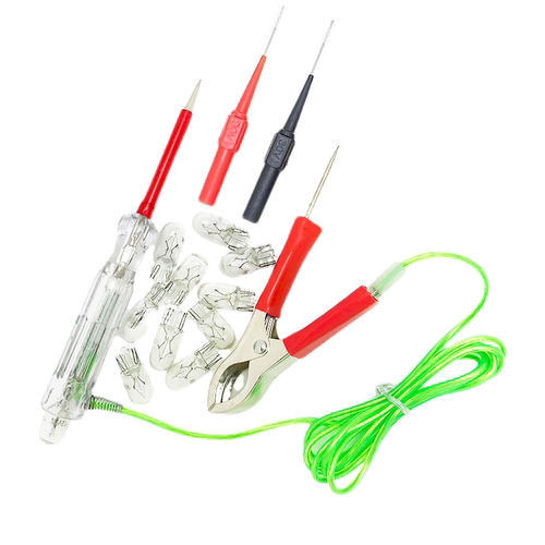 汽车试灯电笔12v24v通用线路检测验电多功能车用电工专用维修LED - 图2