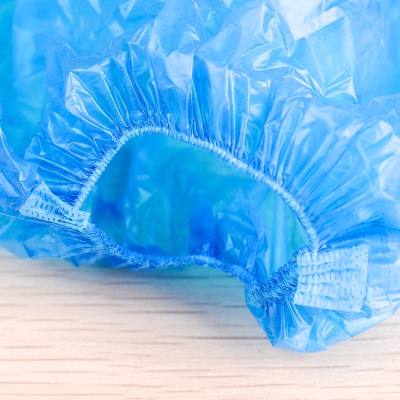 一次性袖套女透明塑料套袖防水防油加厚白色蓝色工作袖子100只/包-图1