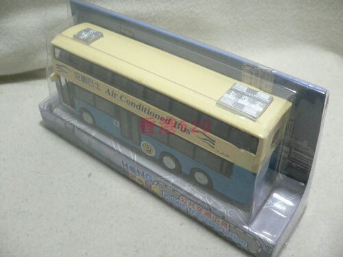 正版SUN HING香港交通工具 中巴 105 双层巴士BUS 合金车玩具 - 图3