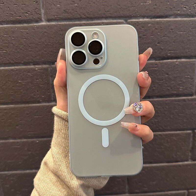 适用苹果16手机壳iphone15promax新款17磁吸壳Magsafe无线充14pro自带镜头膜13超薄12磨砂11高级感plus防摔