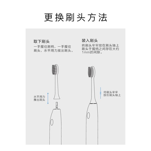 拜尔儿童电动牙刷头原装替换刷头软毛4支装适配K6K7/K9系列非拜耳 - 图2