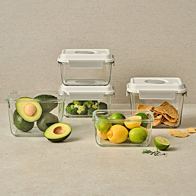 Glasslock air-eating glass fresh-keeping box