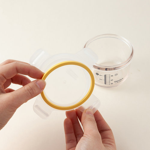 Glasslock宝宝辅食盒冷冻盒婴儿储存盒便携外出玻璃碗密封保鲜盒 - 图2