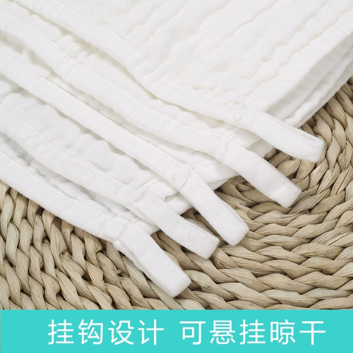 Детский слюнявчик, марлевое детское полотенце для умывания для новорожденных, хлопковый носовой платок