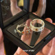 Retro old gold cross ring men's opening can fine-adjust single index finger ring couple hip-hop ring