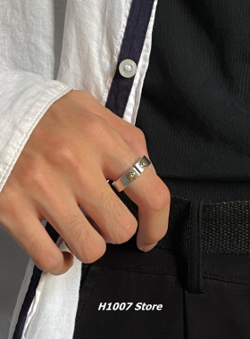 h1007上帝之眼简约新哥特戒指