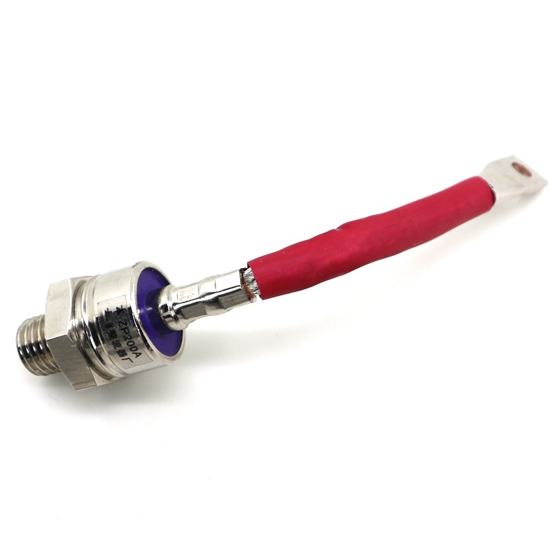 ZP200A (2CZ200A)螺旋整流二极管 防倒流 200A/1600V 散热器铜片 - 图0