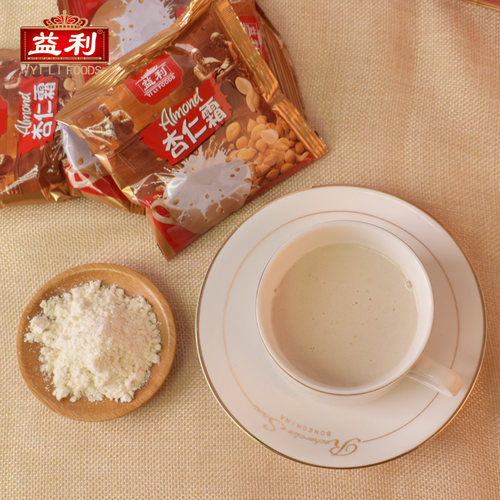 益利杏仁霜免煮即食营养早餐速溶杏仁露下午茶招待客人冲饮432g - 图1