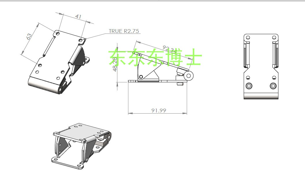 越野滑板桥垫桥架垫片可调节斜度桥垫 - 图0