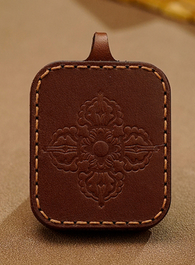 唐卡画盒朱砂麒麟手绘擦擦嘎乌盒五色可选纯手工制作新非遗工艺