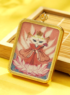 千古意通用黄铜唐卡画盒