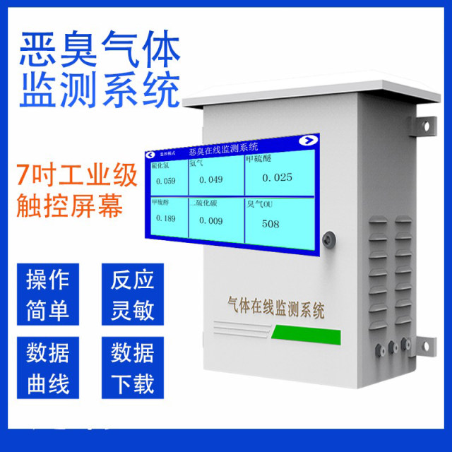 Farm waste station sewage odor detector malodor online monitor odor gas concentration detector