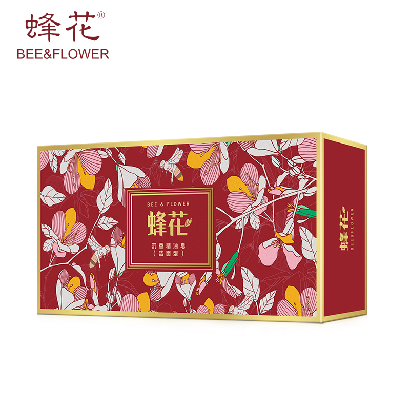 上海香皂旗舰店蜂花檀香精油洁面皂 沉香 琥珀洁面皂 天然蜂檀 添加珍贵檀香精油2