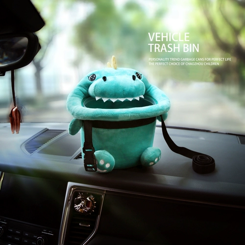 Мусорное ведро для авто, салфетки, мультяшный мусорный мешок, 2 в 1