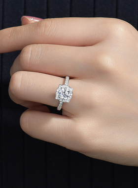 克拉莫桑石钻戒雪梨群镶