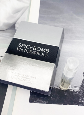 正品维克多与罗夫Spicebomb激情炸弹男士持久淡香水试管小样1.2ML