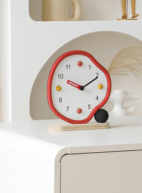 现代简约时尚桌面时钟装饰摆件