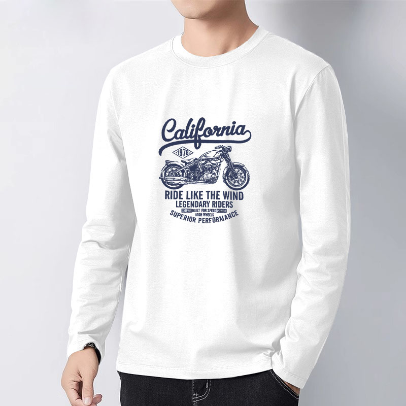 清仓长袖t恤男士卫衣春秋季潮流宽松休闲圆领打底衫修身秋装上衣