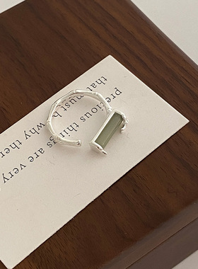 竹节戒指开口国风民族风复古手饰