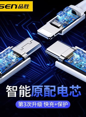 品胜三合一数据线for7iphone6