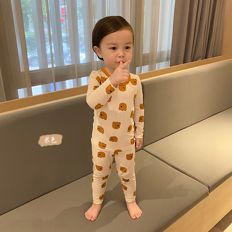 岁 X1949 小童睡衣 婴儿男童家居服内衣套装秋衣秋裤秋装春秋宝宝 1 3 岁 X1949 小童睡衣 婴儿男童家居服内衣套装秋衣秋裤秋装春秋宝宝 1 3