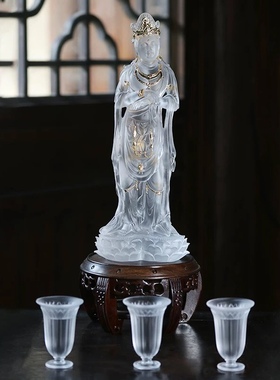 观音菩萨佛堂佛像心缘堂琉璃寺庙