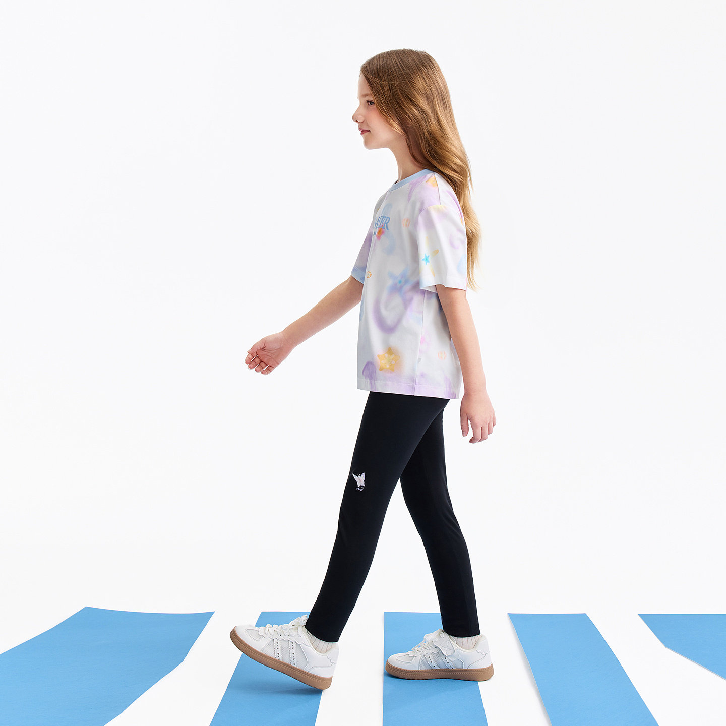 安奈儿童装女童打底裤2026春新款弹力修身裤子甜美黑色白色长裤,淘宝优惠券,粉丝福利购,淘宝优惠卷