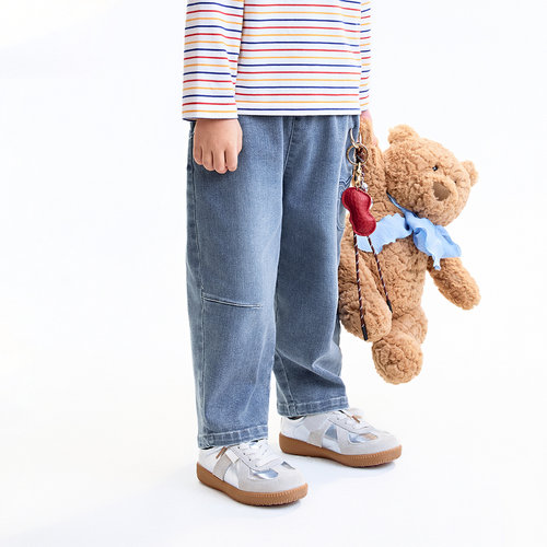 【商场同款】安奈儿童装男童牛仔裤秋新款潮流裤子XB536123 - 图1