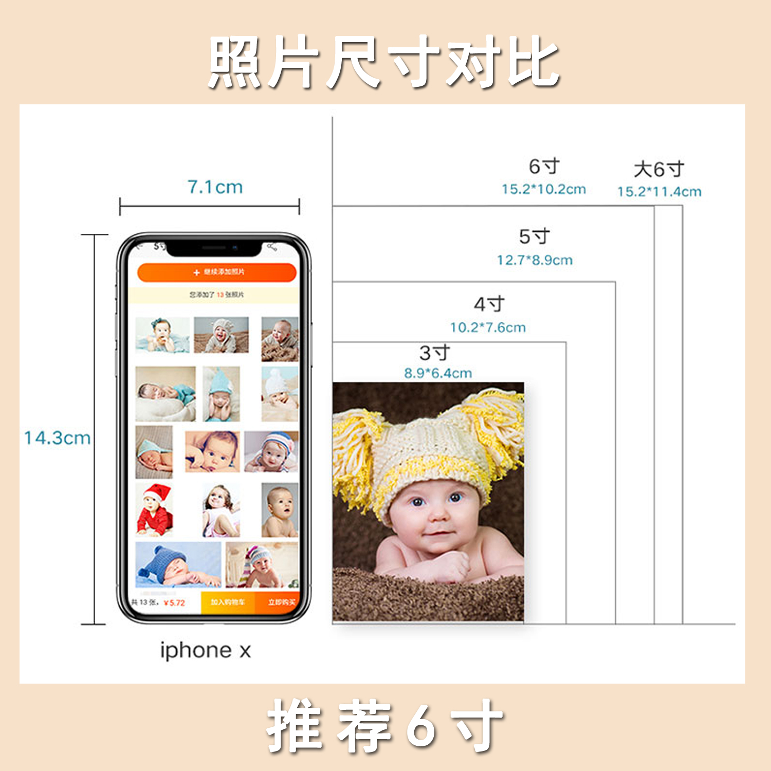 洗照片3寸4寸冲印5寸6寸手机相片打印冲洗7寸洗印晒生活照做相册 - 图2