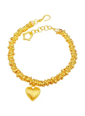 合金手链 爱心盘缠手链2026年新款时尚精美轻奢简约时尚冷淡风