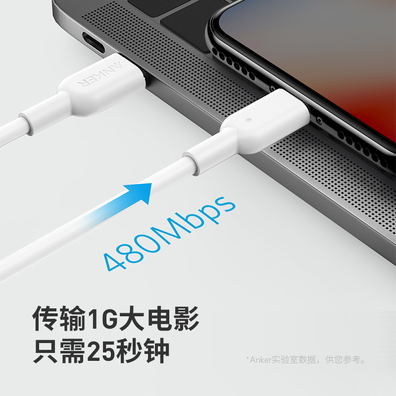 Anker安克PD快充线适用苹果官方MFI认证14promax手机充电线13mini闪充USB-C数据线加长1.8米12结实耐用传输线-图2