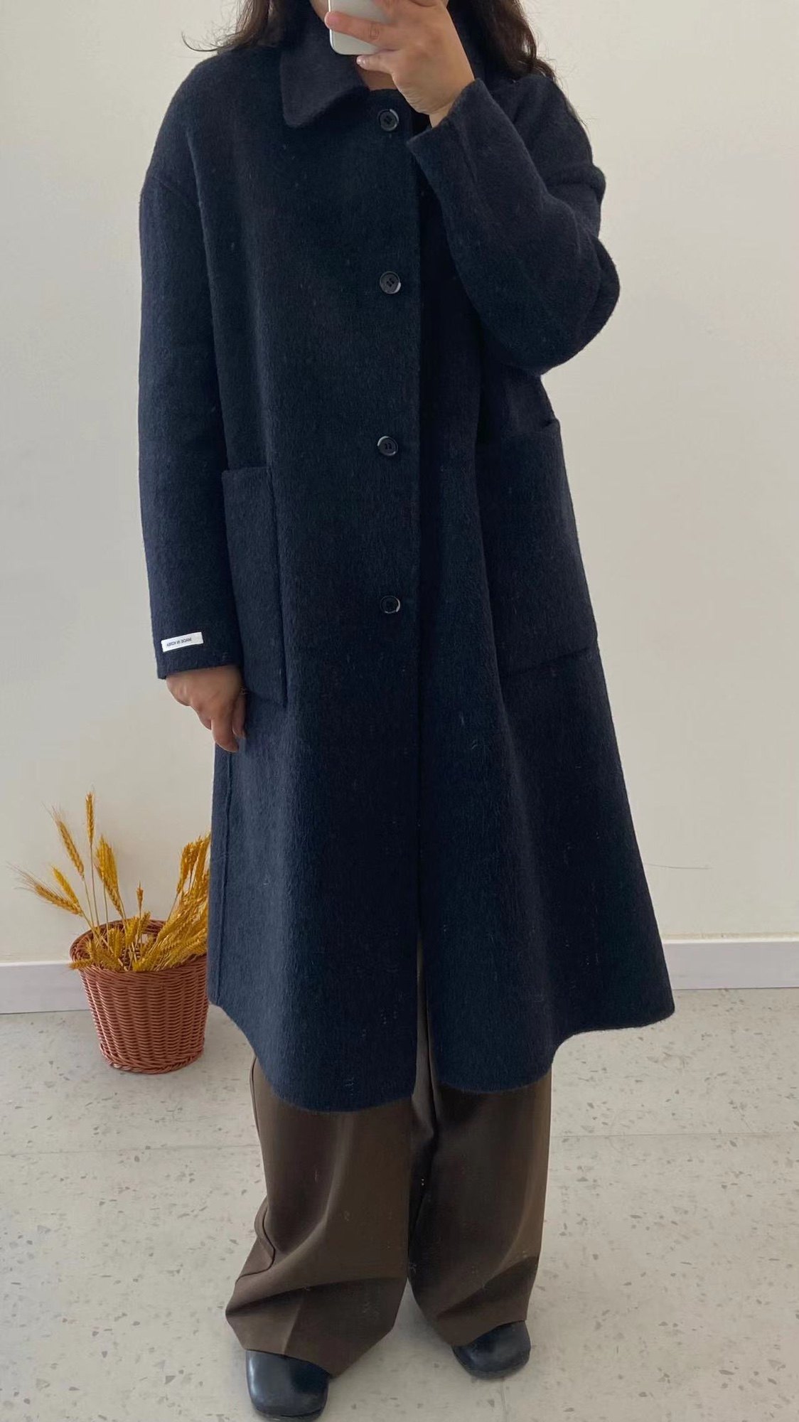 双面呢流行呢大衣气质宽松韩版加厚时尚中长款过膝秋冬季大衣外套,淘宝优惠券,粉丝福利购,淘宝优惠卷